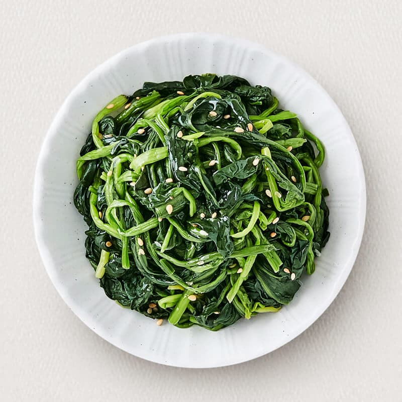 시금치나물
