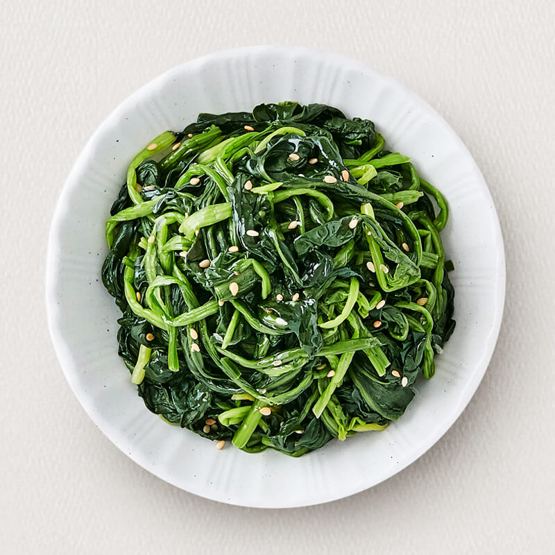 시금치나물 이미지